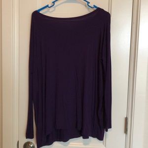 Long Sleeve Purple Piko